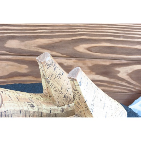 Seychelles Women's Platform‎ Heels Size 7 Black Patent Leather Slingback Dress - Picture 7 of 7